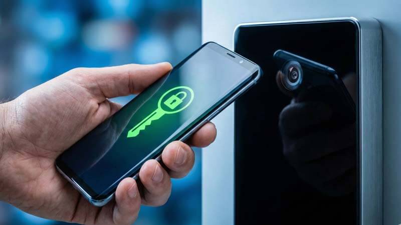 Использование смартфона в качестве цифрового ключа для домофона