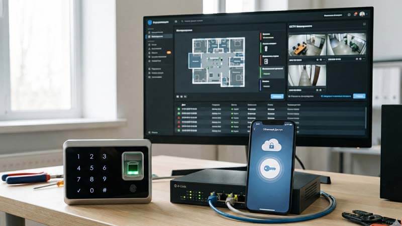 Настройка облачной СКУД с мобильным доступом и биометрией